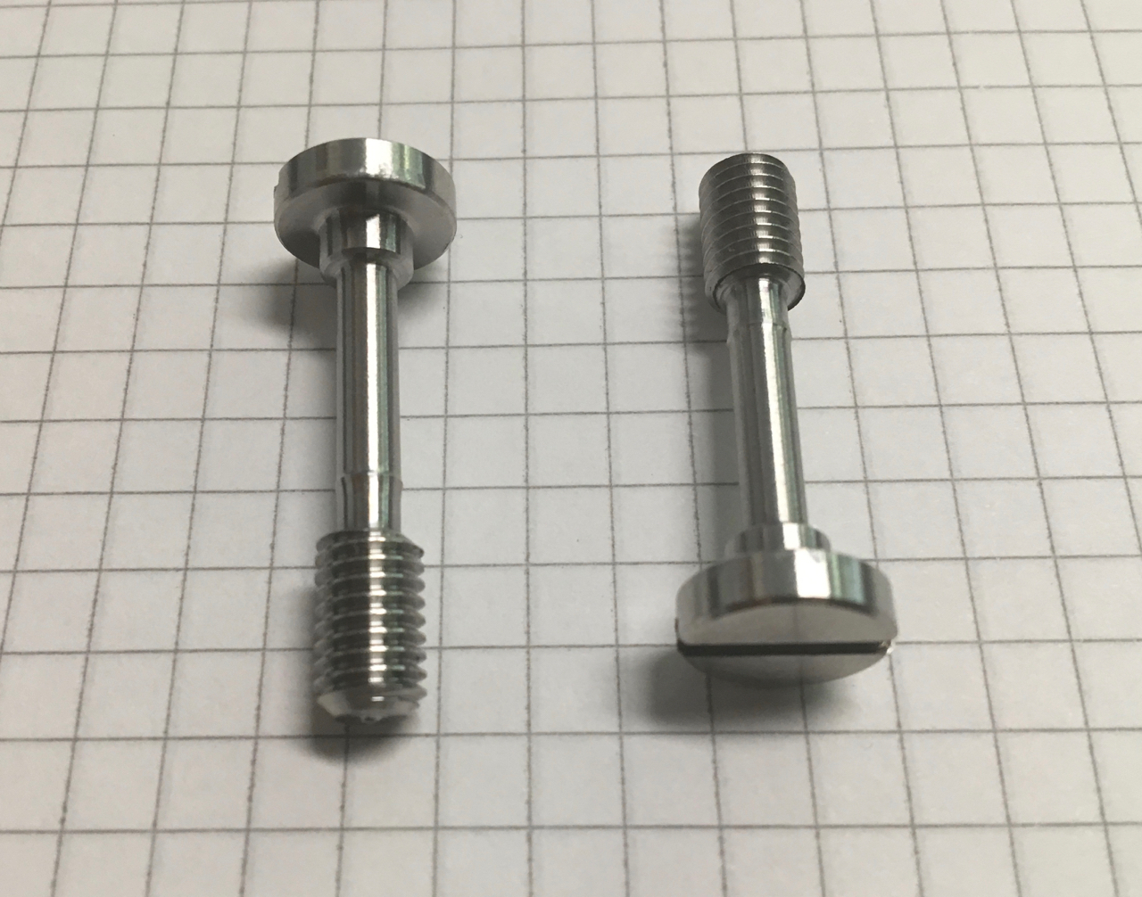 Vite inox aisi 304 M6 imperdibile lunghezza 30 mm con taglio per cacciavite