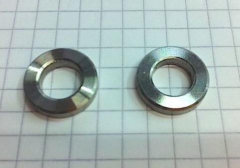 Rondella inox aisi 304 diametro esterno 15 mm - foro 5,25 mm - spessore 3 mm