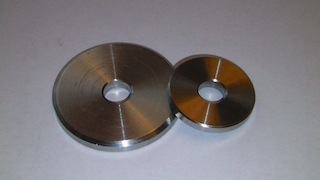  Rondella inox aisi 303 diametro esterno 30 - foro 6,2 - spessore 3 mm